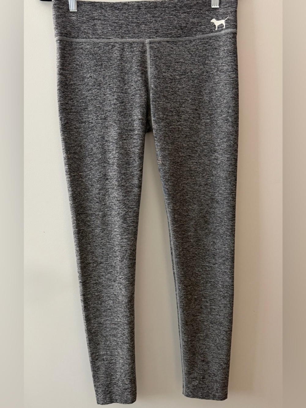 PINK Victoria’s Secret Gray Marl High Rise Leggings Waistband Pocket Size M